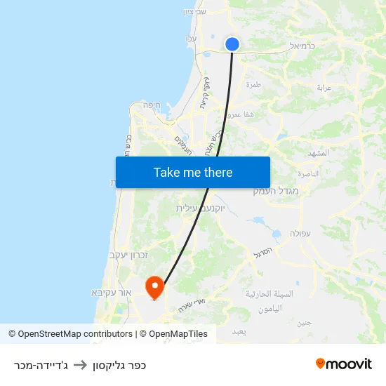 ג'דיידה-מכר to כפר גליקסון map