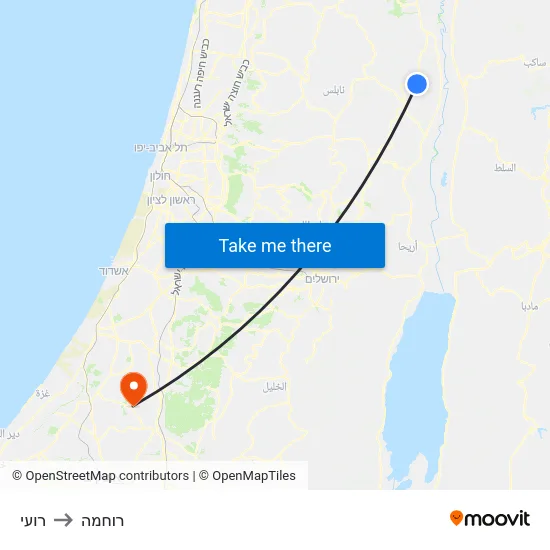 רועי to רוחמה map