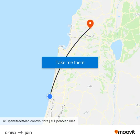 נעורים to חוסן map