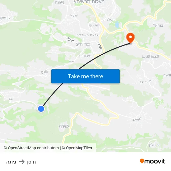 גיתה to חוסן map