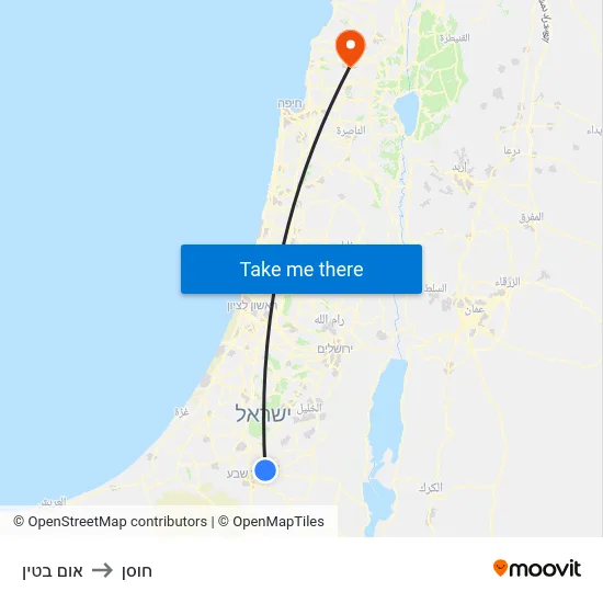 אום בטין to חוסן map