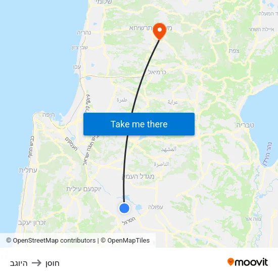 היוגב to חוסן map