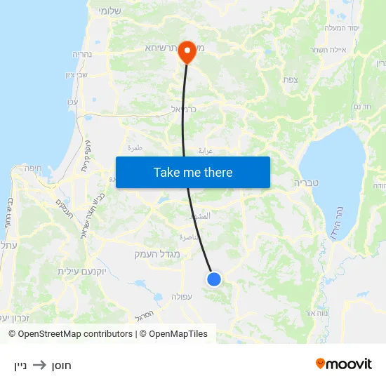 ניין to חוסן map
