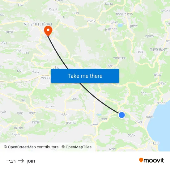 רביד to חוסן map