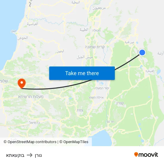 בוקעאתא to גורן map