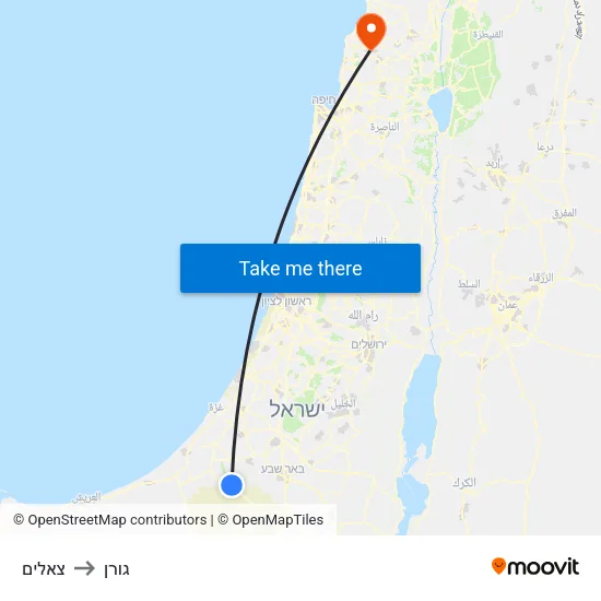צאלים to גורן map