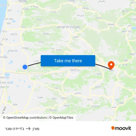 ג'דיידה-מכר to מורן map
