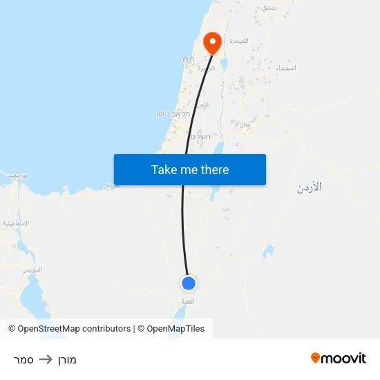 סמר to מורן map
