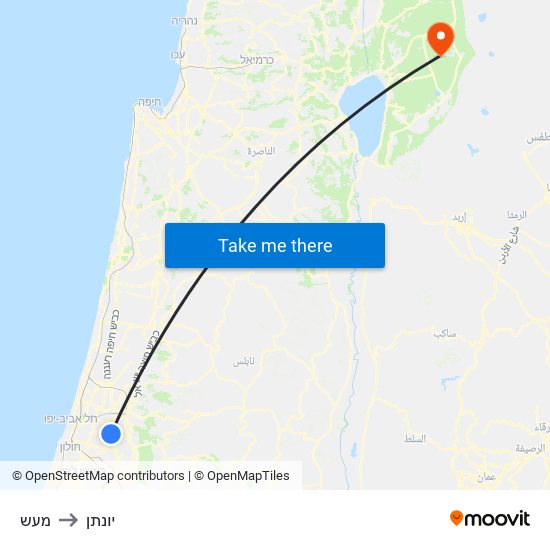 מעש to יונתן map