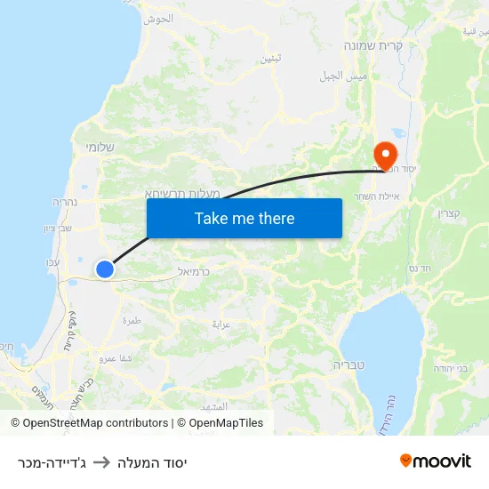 ג'דיידה-מכר to יסוד המעלה map