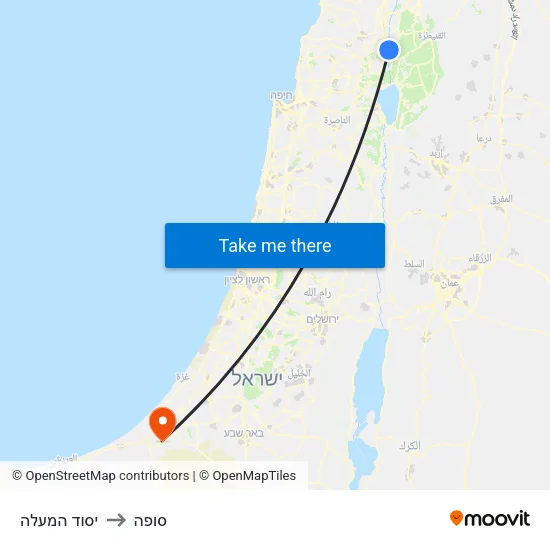 יסוד המעלה to סופה map