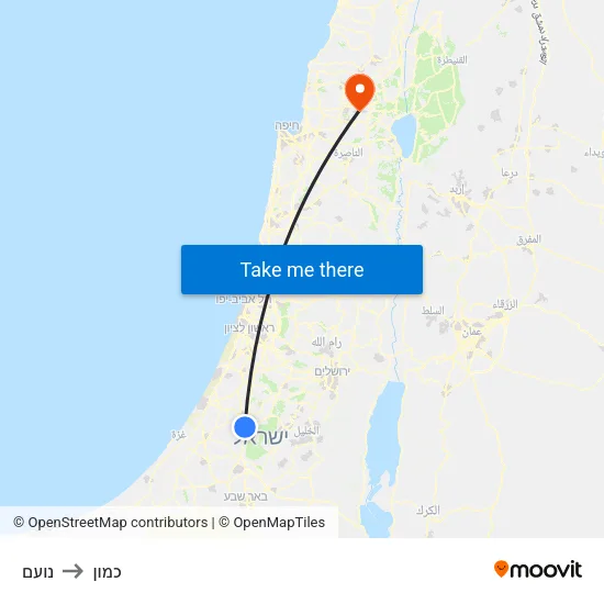 נועם to כמון map