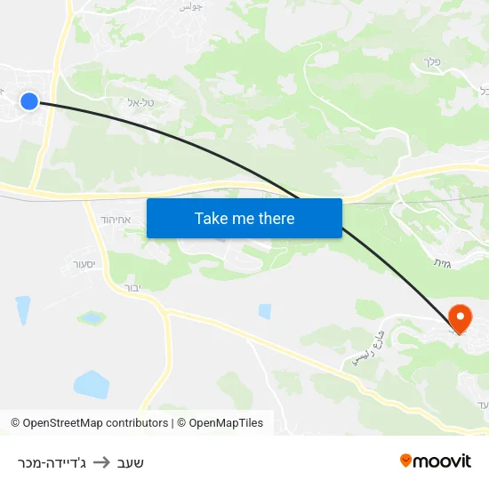 ג'דיידה-מכר to שעב map