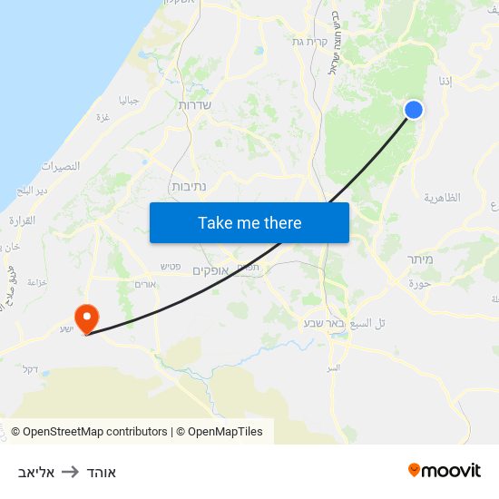 אליאב to אוהד map