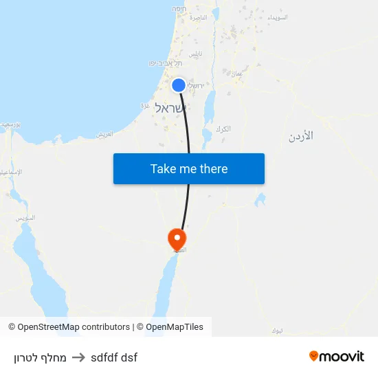 מחלף לטרון to sdfdf dsf map