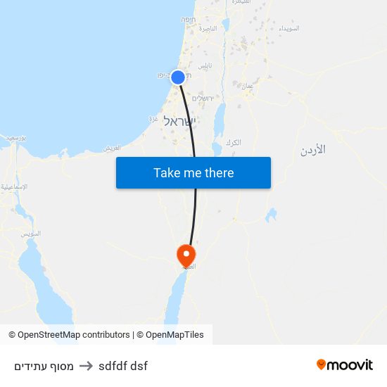 מסוף עתידים to sdfdf dsf map