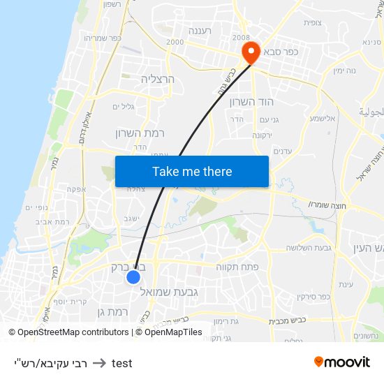 רבי עקיבא/רש''י to test map