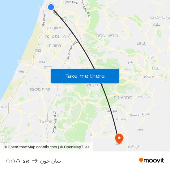 אצ''ל/לח''י to سان جون map