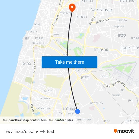 ירושלים/האחד עשר to test map