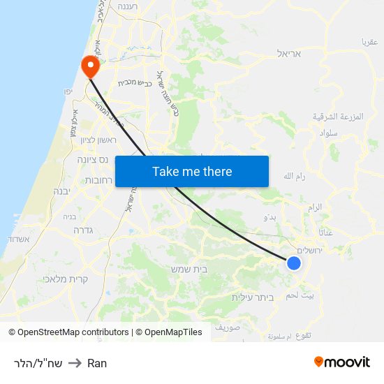 שח''ל/הלר to Ran map