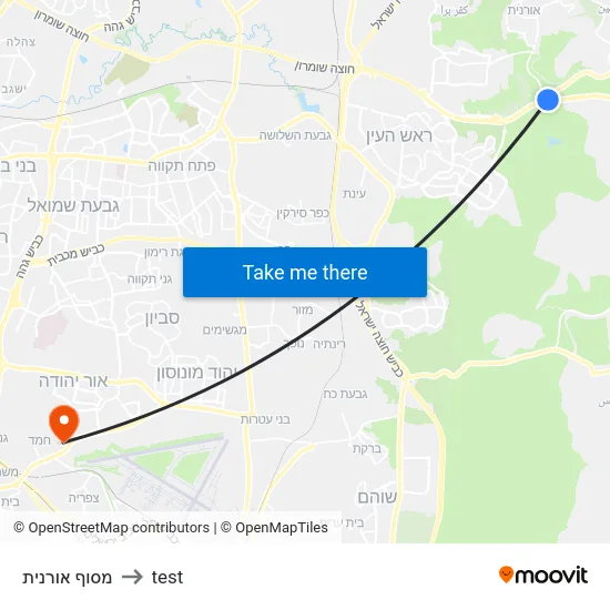 מסוף אורנית to test map