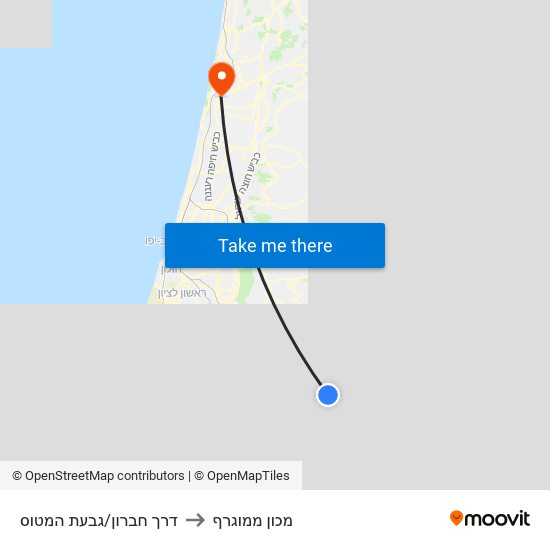 דרך חברון/גבעת המטוס to מכון ממוגרף map