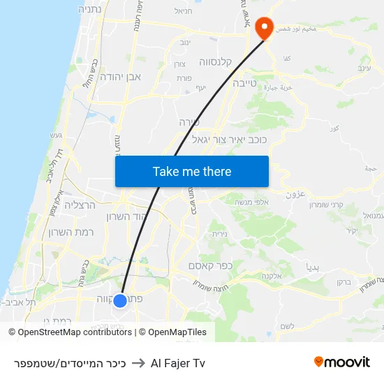 Founders Square/Stampfer to Al Fajer TV map
