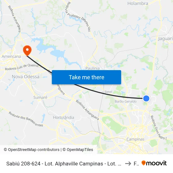 Sabiú 208-624 - Lot. Alphaville Campinas - Lot. Alphaville Campinas Campinas - SP 13098 Brasil to Fam map