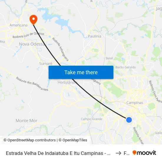 Estrada Velha De Indaiatuba E Itu Campinas - São Paulo 13053-035 Brasil to Fam map