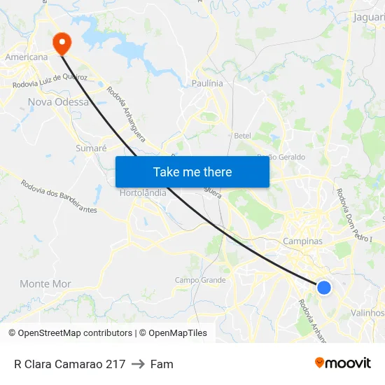 R Clara Camarao 217 to Fam map