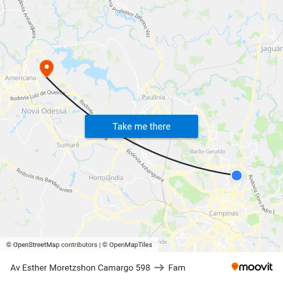 Av Esther Moretzshon Camargo 598 to Fam map