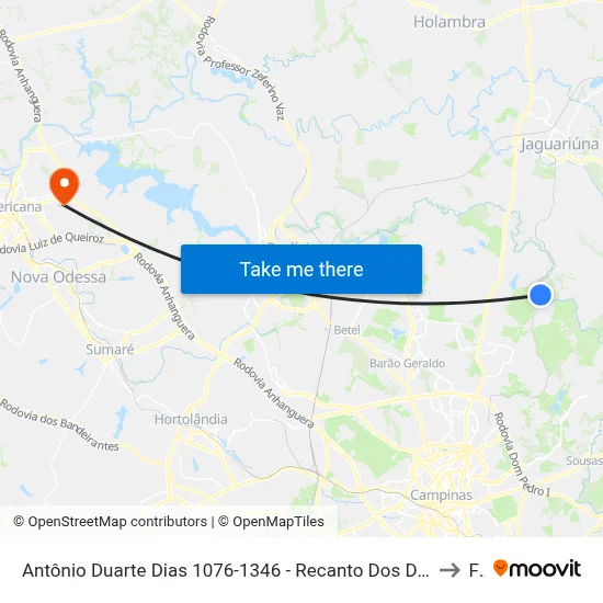 Antônio Duarte Dias 1076-1346 - Recanto Dos Dourados - Recanto Dos Dourados Campinas - SP 13098-765 Brasil to Fam map