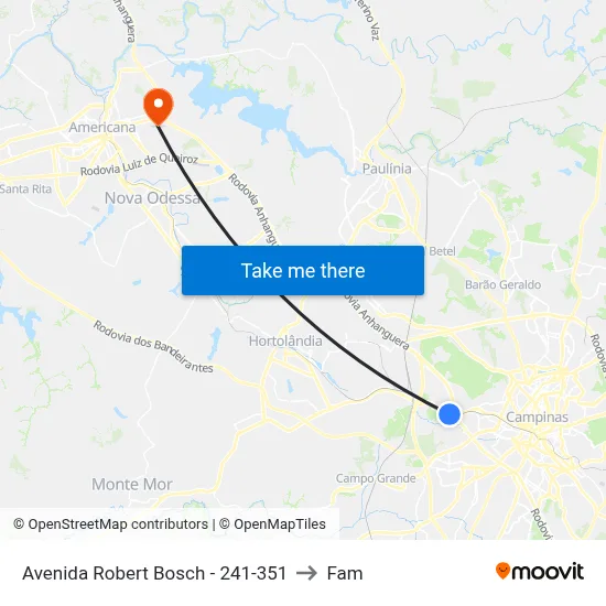 Avenida Robert Bosch -  241-351 to Fam map