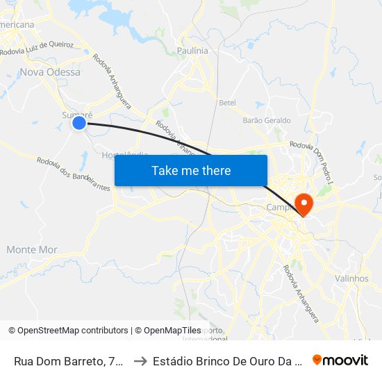 Rua Dom Barreto, 762-848 to Estádio Brinco De Ouro Da Princesa map
