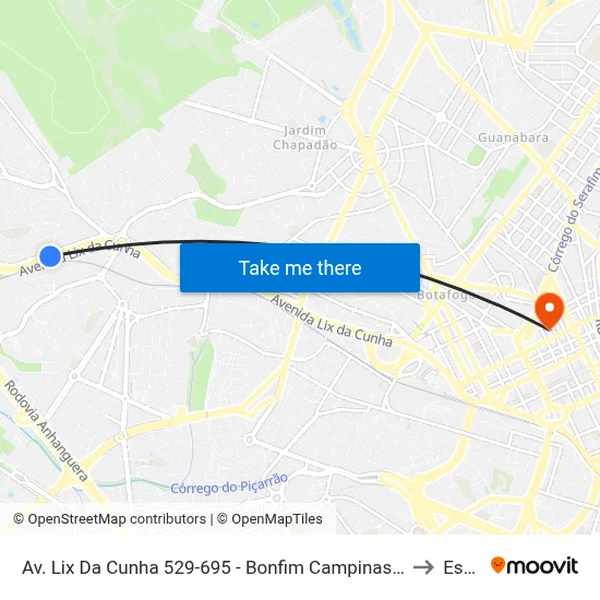 Av. Lix Da Cunha 529-695 - Bonfim Campinas - SP 13070-716 Brasil to Esamc map