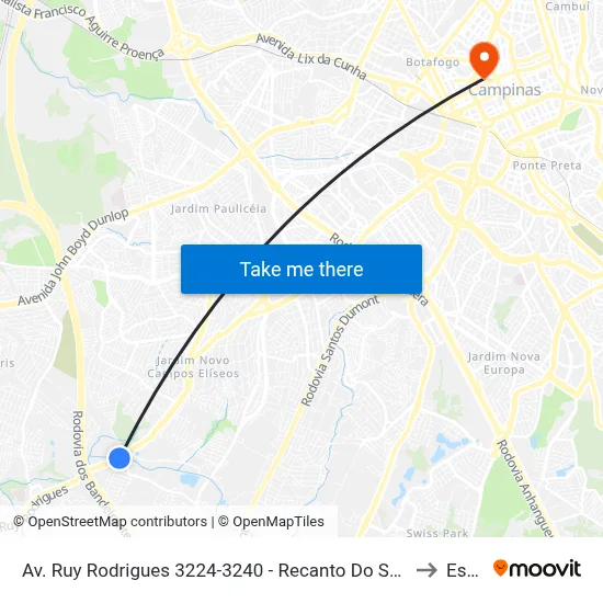 Av. Ruy Rodrigues 3224-3240 - Recanto Do Sol I Campinas - SP Brasil to Esamc map