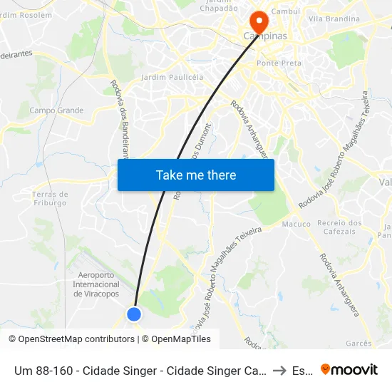 Um 88-160 - Cidade Singer - Cidade Singer Campinas - SP 13053-153 Brasil to Esamc map
