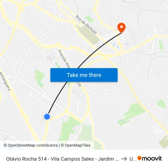 Otávio Rocha 514 - Vila Campos Sales - Jardim Nova Europa Campinas - SP 13040-085 Brasil to Unip map