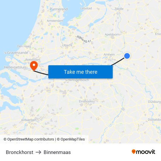 Bronckhorst to Binnenmaas map
