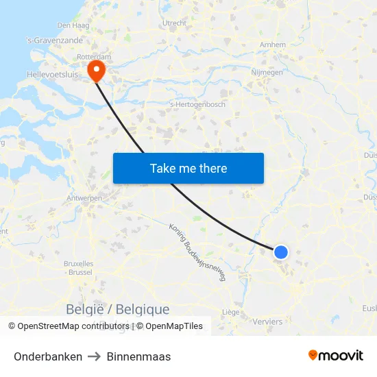 Onderbanken to Binnenmaas map