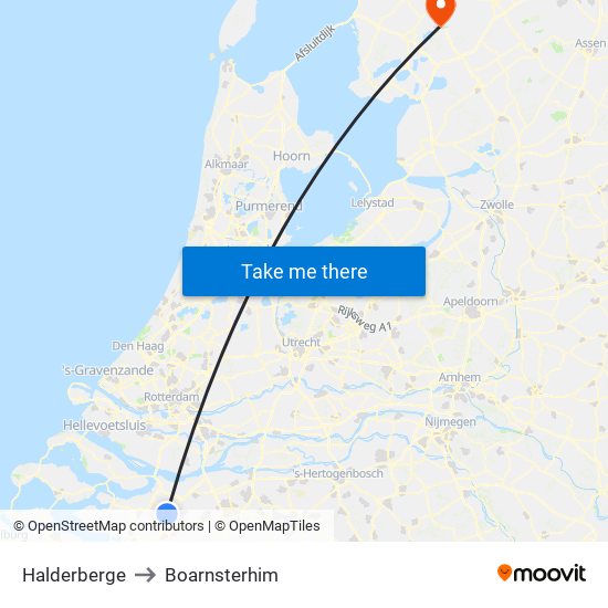 Halderberge to Boarnsterhim map