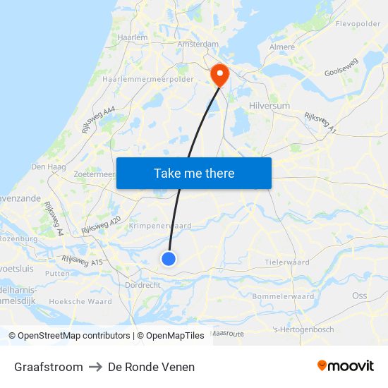 Graafstroom to De Ronde Venen map