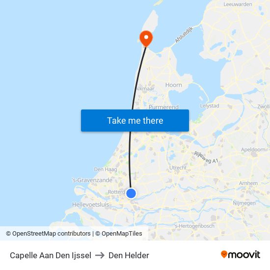 Capelle Aan Den Ijssel to Den Helder map