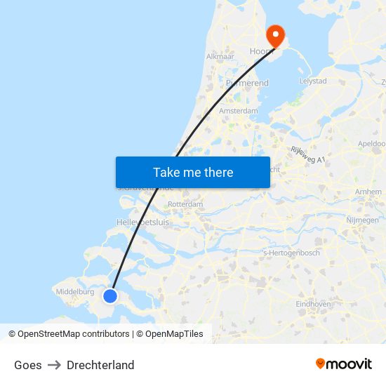 Goes to Drechterland map