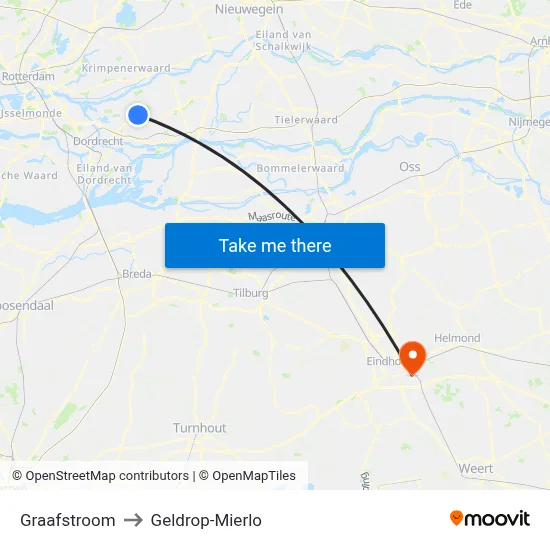 Graafstroom to Geldrop-Mierlo map