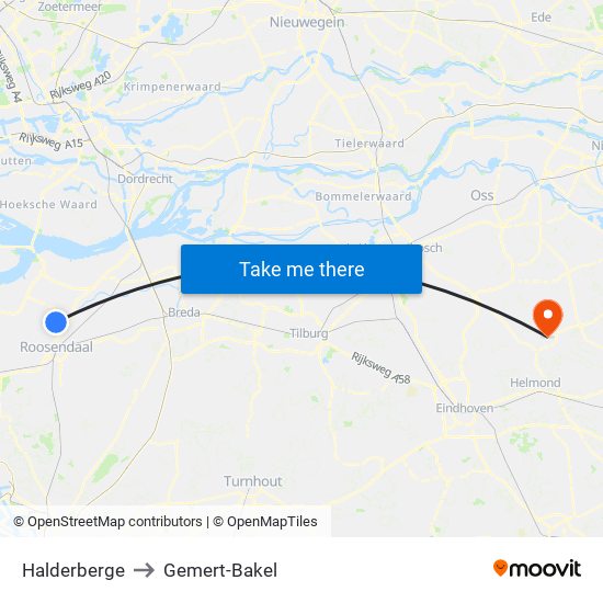 Halderberge to Gemert-Bakel map