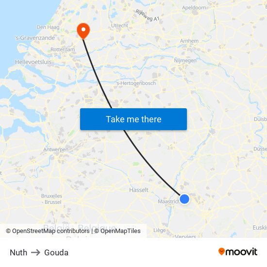 Nuth to Gouda map