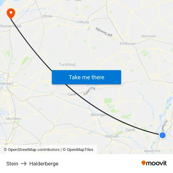 Stein to Halderberge map