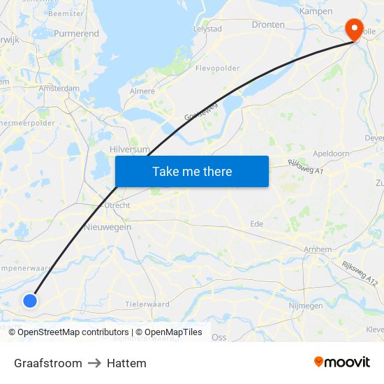 Graafstroom to Hattem map