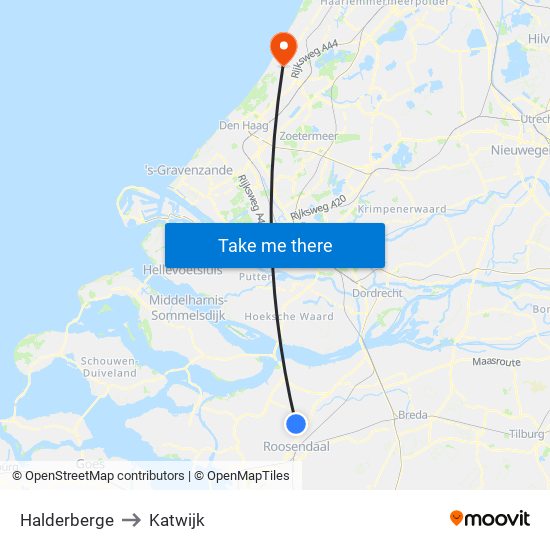 Halderberge to Katwijk map